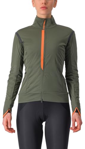 Veste de cyclisme Femme CASTELLI Alpha Ult. Ins W Jkt idéale pour rouler en hiver