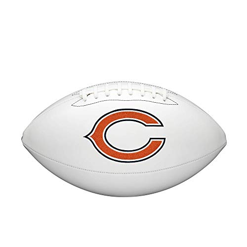 WILSON NFL Live Signature Autograph Football - Official Size Chicago Bears