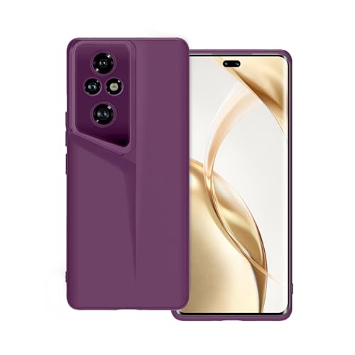 Image of Amazon Brand - Solimo Ultra-Thin Blade Runner Series Matte Finished Camera Protection Soft Back Cover for Honor 200 Pro 5G - Purple