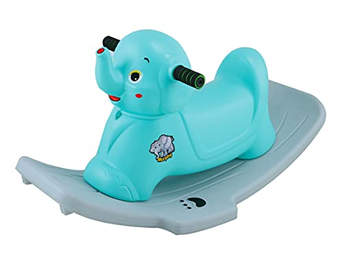 Image of PoPo Toys Murphy Rocker (Turquoise)| Rocker for Kids Birthday Gift for Kids /Boys /Girls /Rocker with Musical & Lightning Toy | Cute Character