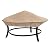 Modern Leisure Water-Resistant, 35 in Patio Fire Pit Cover, inch, Beige,Khaki