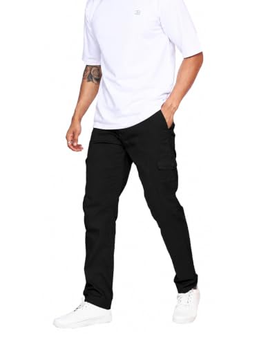 Image of Big Button Mens Regular Fit Casual Cotton Cargo Pant