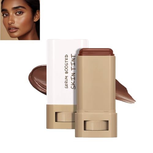 Base de maquillaje en barra, bálsamo de belleza, suero, tinte potenciador de la piel, bálsamo corrector de cobertura total, ligero y suave (01)