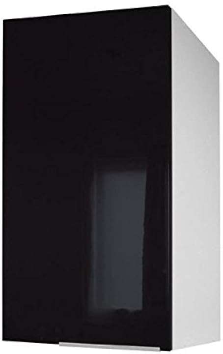 Mobile da cucina alto berlenus cp4hn 1 sportello 40 cm colore: nero lucido Mobile da cucina alto berlenus cp4hn 1 sportello 40 cm colore: nero lucido