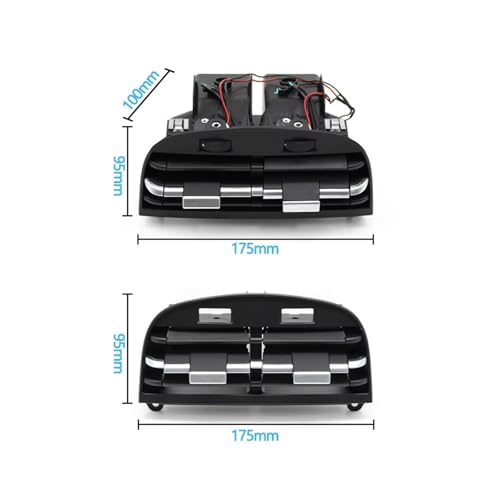 Rejilla de ventilación central para Maserati Ghibli 2014-2020, repuesto original 670021523 4