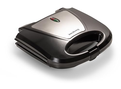 Innoliving Tostiera INN-874, 750W con Piastra Antiaderente, Design Compatto e Elegante, Indicatore Luminoso, Termoisolato, Ideale per Toast, Panini e Snack, Facile da Pulire, Pratico per Ogni Cucina