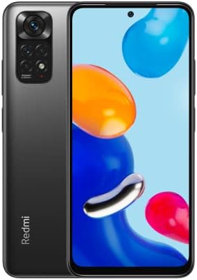 Xiaomi Redmi Note 11 4G Global Version 128GB + 6GB Factory Unlocked 6.43" Quad Camera 50MP Night Mode (NOT Verizon Sprint Boost Cricket At&t) (w/Fast Car Charger Bundle) (Graphite Gray)