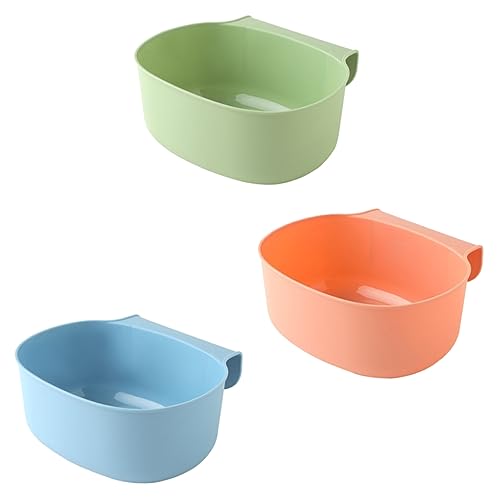 3 cajas colgantes para basura de plástico multifunción
