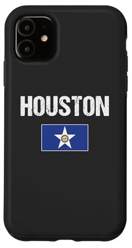 ヒューストン テキサス アメリカ合衆国 アメリカ ヒューストンの旗 スマホケース iPhone 11 用