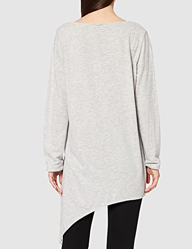 Noppies Damen Top Sweat Ls Heather Umstands Sport T Shirt, Grey Melange, XXL EU