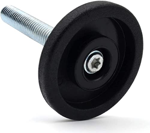 Design61 4X Verstellschraube Justierschraube Ø 38 mm mit verzinkter Stellschraube M8 x 80 mm