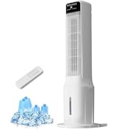 Landeagle Swamp Cooler Air Conditioner, Evaporative Air Coolers with 120°Oscillating,Windowless P...