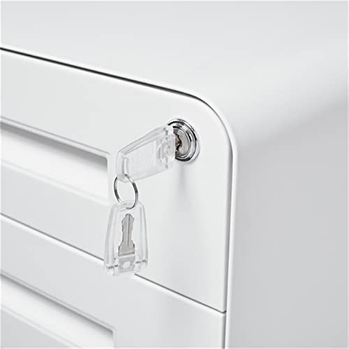 Archivador de metal de ternera con 3 cierres anti punta para documentos seguros, ideal para el hogar, oficina, archivador