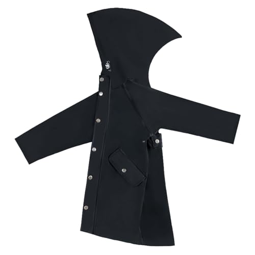 Poncho de pluie enfants pour rester au sec à l'école sans transpirer sous la capuche