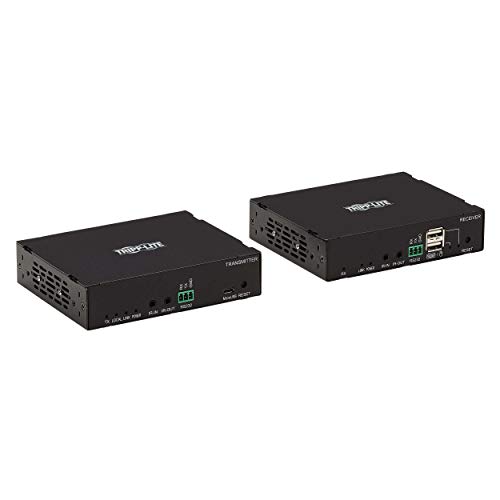 Exclusive Tripp Lite HDMI Over Cat6 Extender Kit w/ Power Over Cable 4K@60Hz 4:4:4 (B127E-1A1-HH), 300 Feet