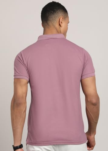 Image of INKKR Men's Solid Polo Neck Half Sleeve Stylish T-Shirt Combo