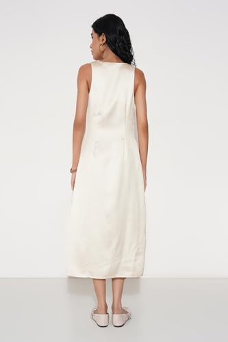 Image of Annabelle by Pantaloons Women's Polyester Classic Midi Dress