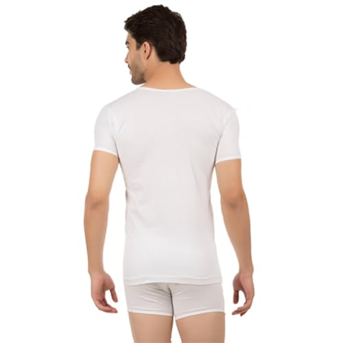 Image of Crystal FMO Half Sleeve Vest Pack of 1 (in, Numeric, 100, Regular, 1, White)