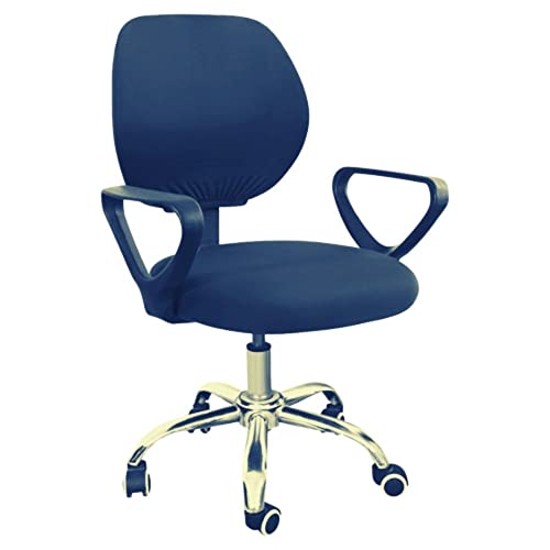 PENTHOOM 92% Polyester 8% Spandex Office Chair Cover Stretchable, Removable Washable Computer Chair Cover For Office, Rolling Chair Cover (Navy Blue, Pack Of 4) (B0BYNT2FT9) Amazon Price History, Amazon Price Tracker
