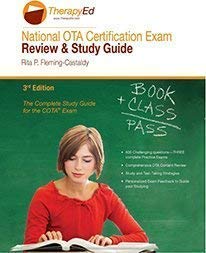 Paperback National OTA Certification Exam Review and Study Guide Book
