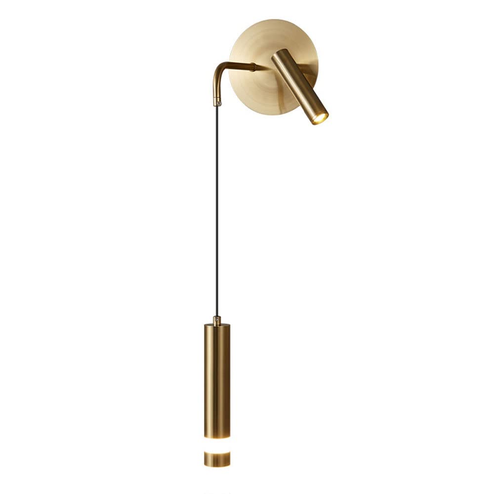 Lampada Da Comodino Lampada Da Parete Moderna E Minimalista Camera Da Letto Soggiorno Sfondo Lampada Da Parete Faretto Lampada Da Lettura Creativa Nordica (Light source : Warm light)