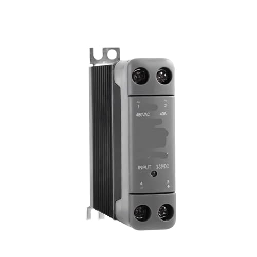 Relé de estado sólido GSR8 con disipador de calor monofásico 60A GSR8-60DA48Z