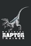 Jurassic Dinosaur Graphic Blue Raptor Trainer: Undated Daily Schedule - Daily Organizer, Daily Planner With To-Do List, 120 Pages