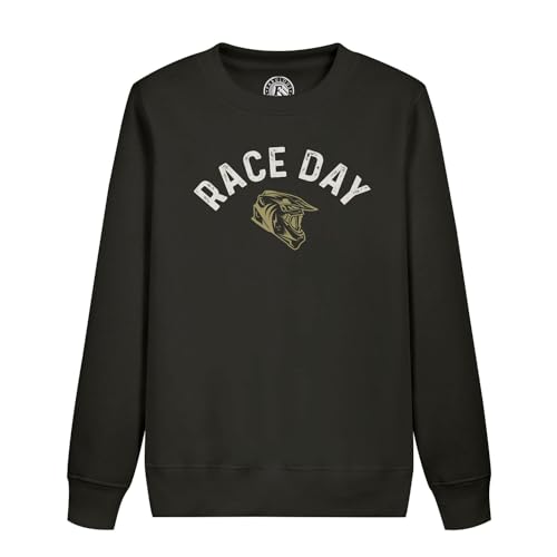 Sweatshirt enfant motocross et moto cafe racer en coton confortable