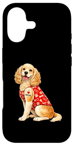 American Cocker Spaniel Mom | I Love Mom �n�[�g �^�g�D�[ �� �X�}�z�P�[�X iPhone 17 �p
