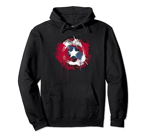 Sweat à capuche Captain America Avengers pour fan de Marvel