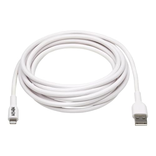 Câble de charge iPhone Tripp Lite blanc 3m pour salon et chambre