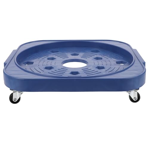 Yardwe Load-Bearing Gas Tank Storage Rack with Removable Tray 12 Inch Mobile Gas Cylinder Bracket for Kitchen Heavy Flower Pots and Outdoor Use with Swivel Wheels