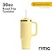 RTIC 30 oz Road Trip Tumbler Double-Walled Insulated Stainless Steel Portable Travel Coffee Mug Cup with Lid, Handle and Straw, Sunlight