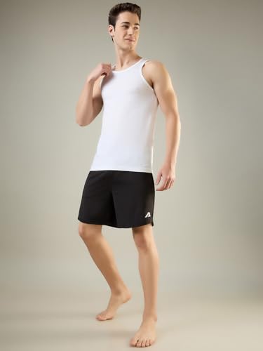 Image of Park Avenue Men Body fit Solid Pattern Pure Cotton Vest