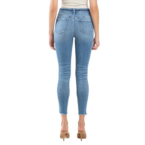 Flying Monkey High Rise Skinny Jeans Light Blue2