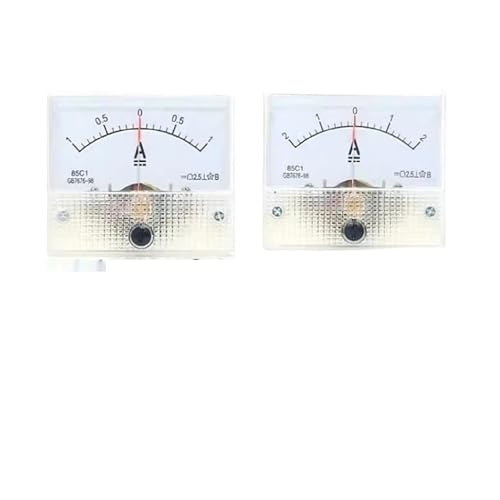 Ampèremètre CC bidirectionnel 85C1 analogique ±50A avec shunt 75mV pour panneau de contrôle