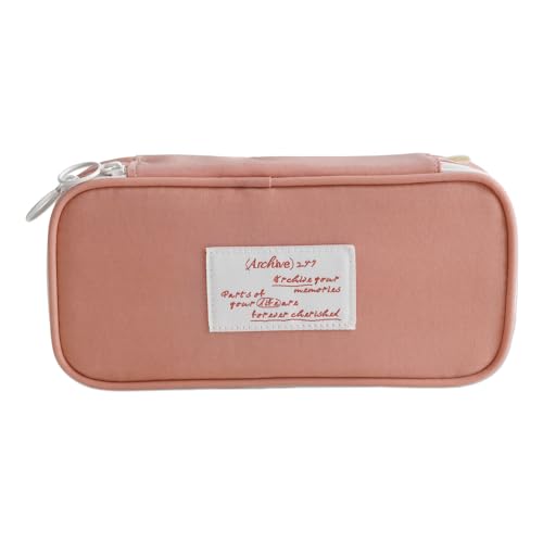 Image of Monolike Archive247 Standard Pencil Case 03. Indie Pink - Pencil Pouch, Portable Pencil Bag, Pencil Case, Office Pouch case