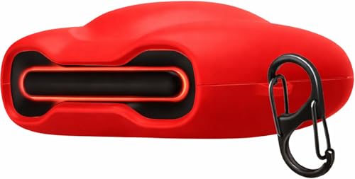 Image of MoonMart Silicone Case Cover Compatible with Boult Astra, UFO, Mustang & GoBoult Ember (Red)