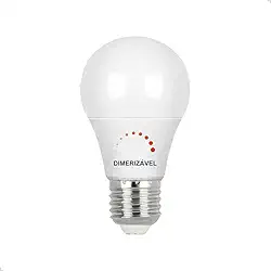 Lampada Led Bulbo 9,5w Branca Quente 3000k Dimerizavel