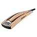 SS Cricket DHONI Strike 7 Premium Kashmir Willow Leather Ball Cricket bat ' Adult Size - Short Handle