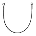 Loos CT-S44XXAC-0240 Cable Assembly, Stainless Steel, 1/8", Bare, Loop and Eye (Stake), 2