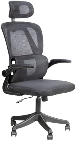 Cadeira De Escritório Ergonômica Giratória com Apoio de Braços 15...