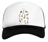 Rabbits & Hares Casquette De Baseball Unisexe Enfants Blanche Et Noire Baseball Cap Unisex Kids Black White