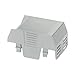 PHOENIX CONTACT 2200789 Enclosures, Boxes, & Cases EH45F-CSS/ABSGY7035 CVR,FLT,OPN,CLSD,BLK
