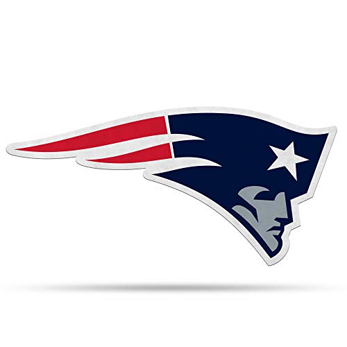 Rico Industries NFL Football New England Patriots Primary Shape Cut Pennant - Home and Living Room Décor - Soft Felt EZ to Hang - image 1