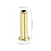 PATIKIL 2.5mm Tube Brass Compression Fittings, 10 Pack Insert Tube Support Compression Sleeve Fitting