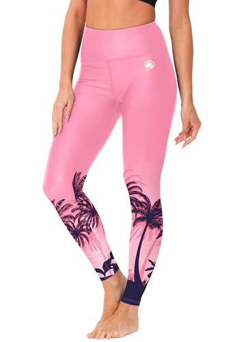 Image of AOBUTE Women Swim Pants UPF 50+ Rash Guard Pants High Waisted Swimming Leggings
