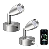 Chargeur Rapide Type C - Base de lampe équipée d’un chargeur rapide Type C sortie max 15W, fournir une charge haute vitesse tout au long de votre voyage