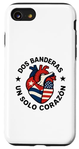 Dos Banderas Un Solo Corazon 2 �t���b�O ���� �L���[�o�m �n�[�g �X�}�z�P�[�X iPhone SE (2020) / 7 / 8 �p