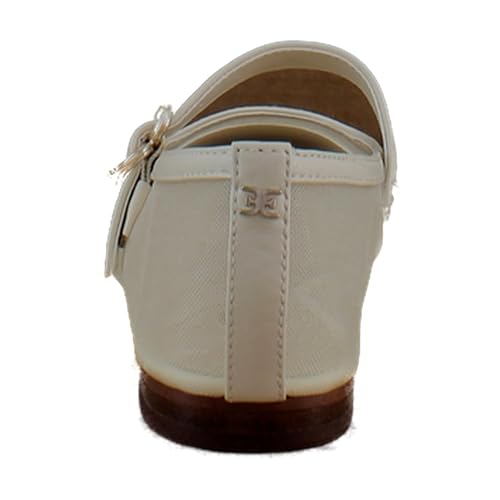 Sam Edelman Women's Miranda Mary Jane Flat, Modern Ivory, 10.54